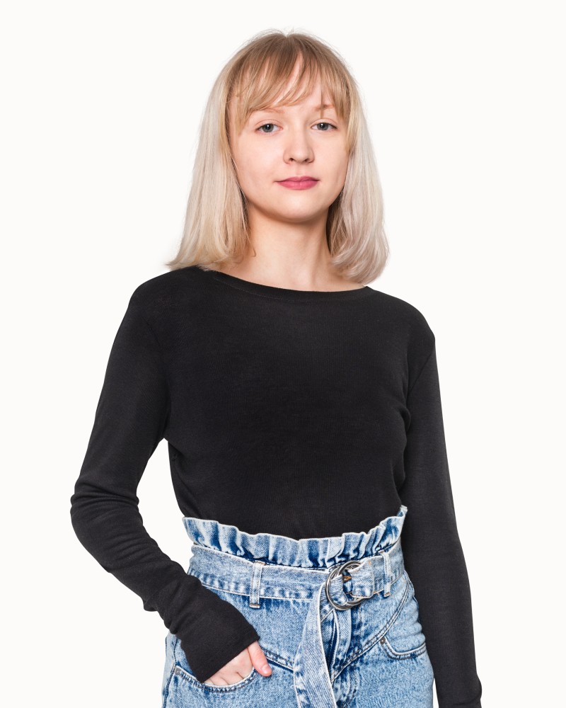 Black Top With Skirt